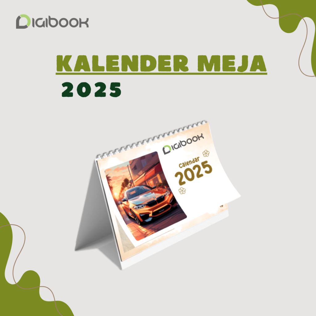 

Kalender Meja 2025 | Custom 7 lembar 2 Muka | Duplex