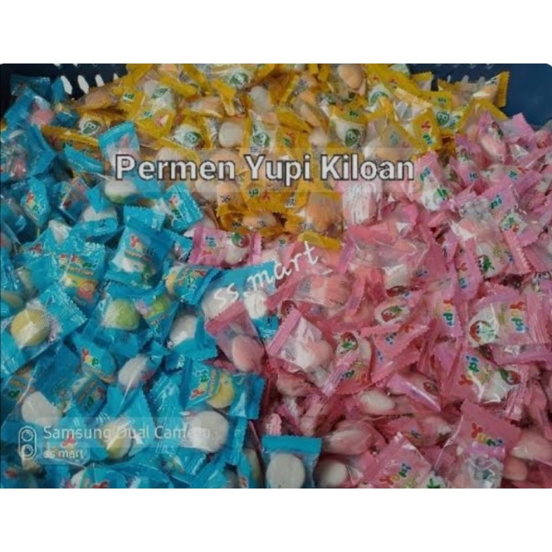 SNACK KILOAN PERMEN YUPI LOVE 500gr CEMILAN MURAH