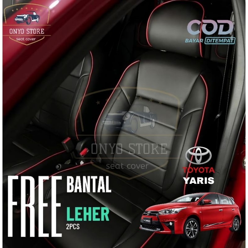 PROMO Cover Jok Mobil Toyota Yaris TRD 2016-2022 Full Seat 2 Baris