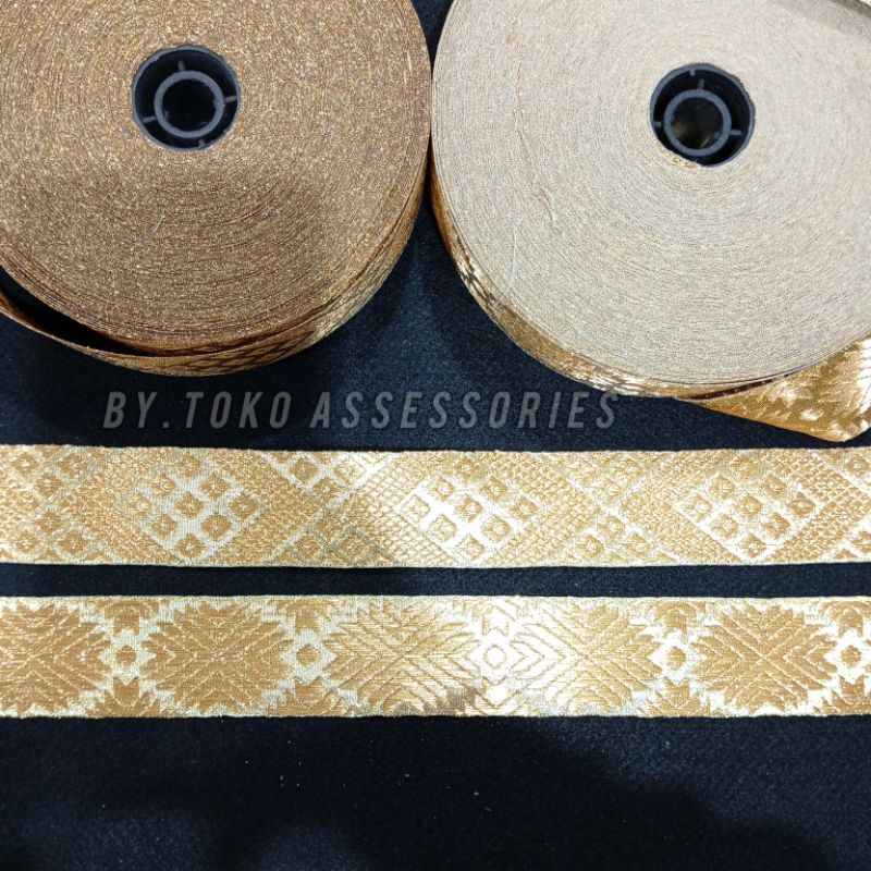 renda abaya | renda gamis | renda meteran | renda gold | renda pita gold