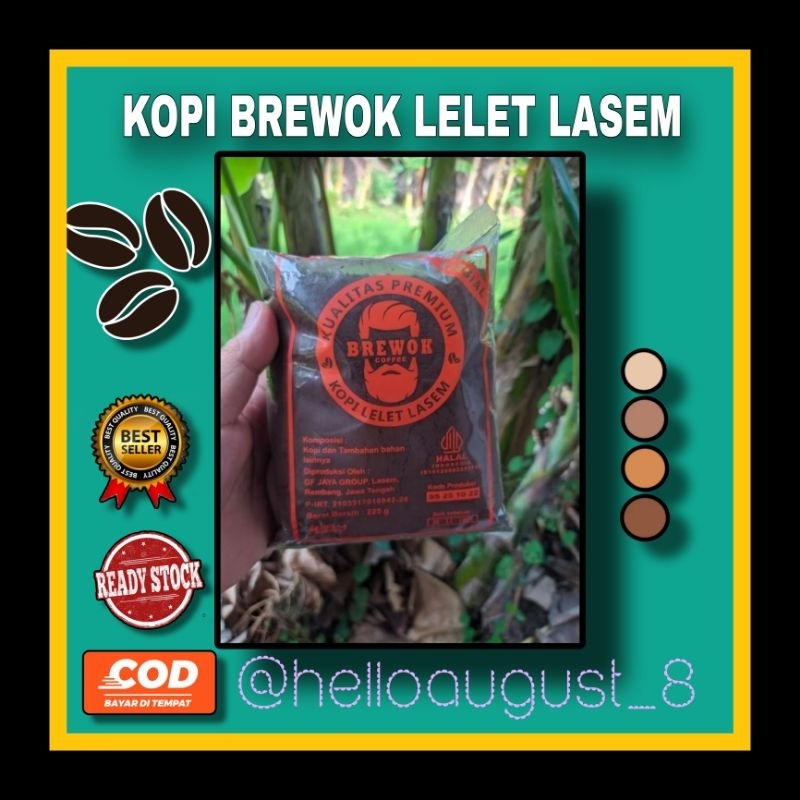 

READY ! KOPI BREWOK KOPI LELET LASEM REMBANG 225GR