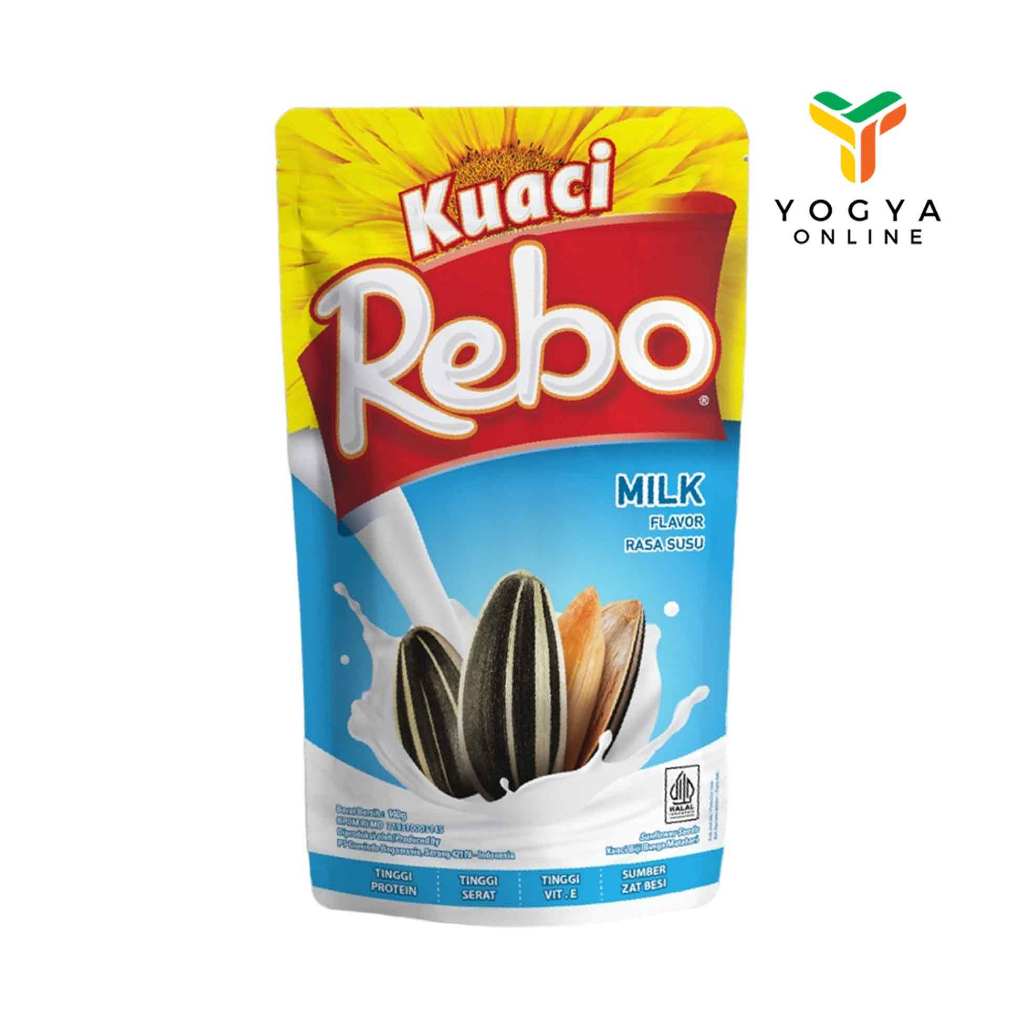 

Rebo Kwaci Milk 150 Gram Makanan Ringan