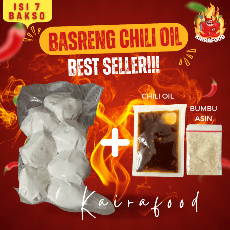 

PAKET BUNDLING CIPUK CHILI OIL + BASRENG MENTAH CHILI OIL ISI 7