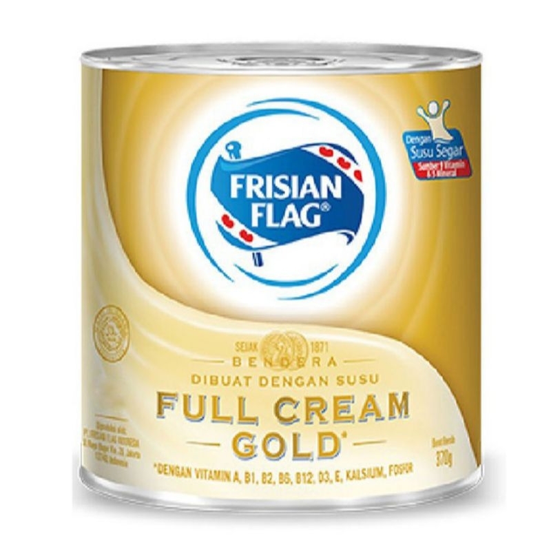 

FRISIAN FLAG Kental Manis Full Cream Gold kaleng 370 gram