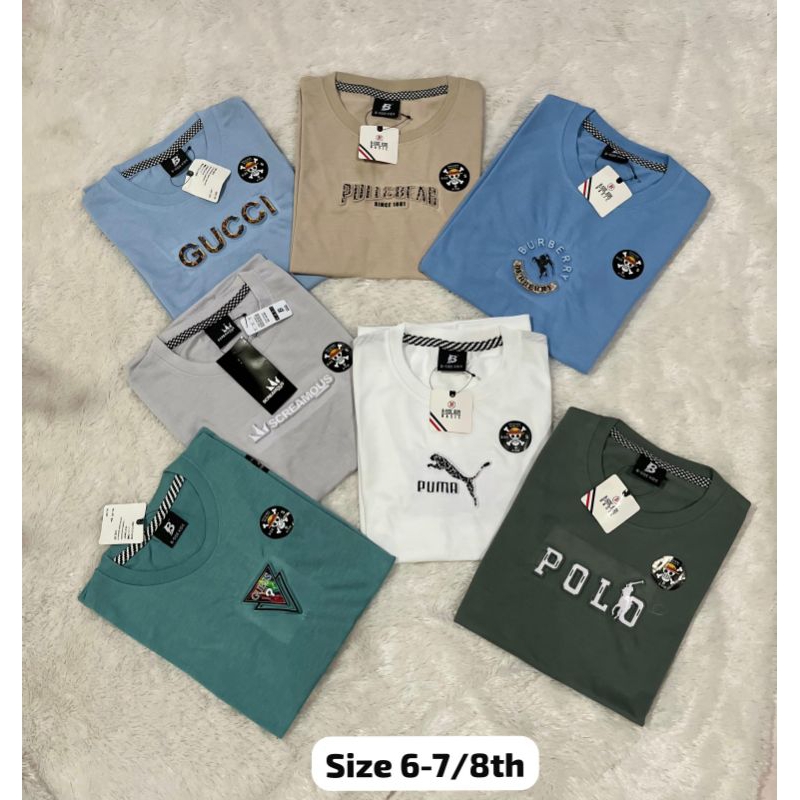 Kaos timbul anak laki-laki premium