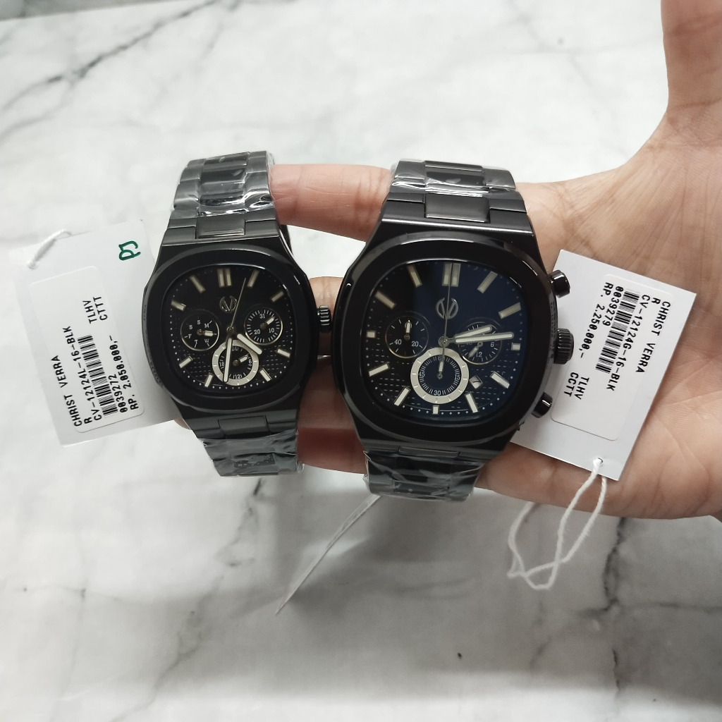 Christ Verra CV-12124 Jam Tangan Original Couple