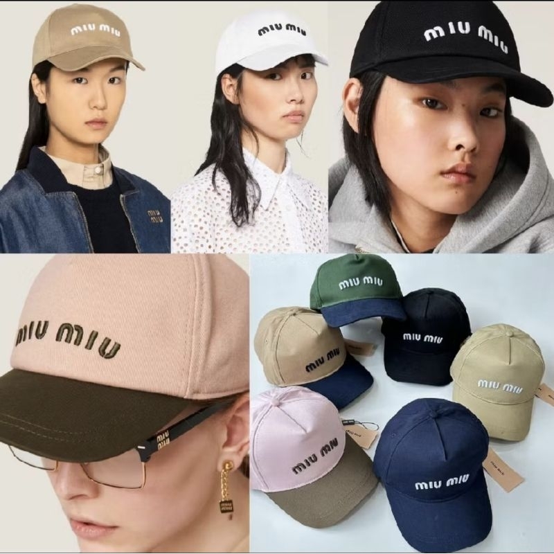 miu miu hat collection - topi unisex