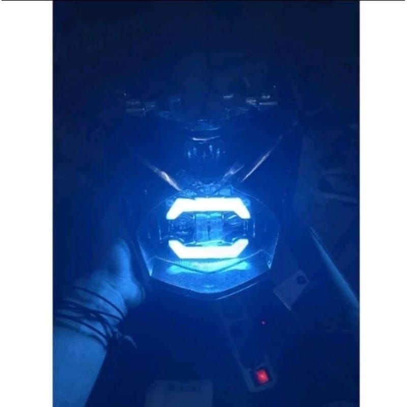 Reflektor Lampu Depan Beat Fi Custom LED Crf||Reflektor Lampu Depan Beat Fi Fullset Mika Custom LED 