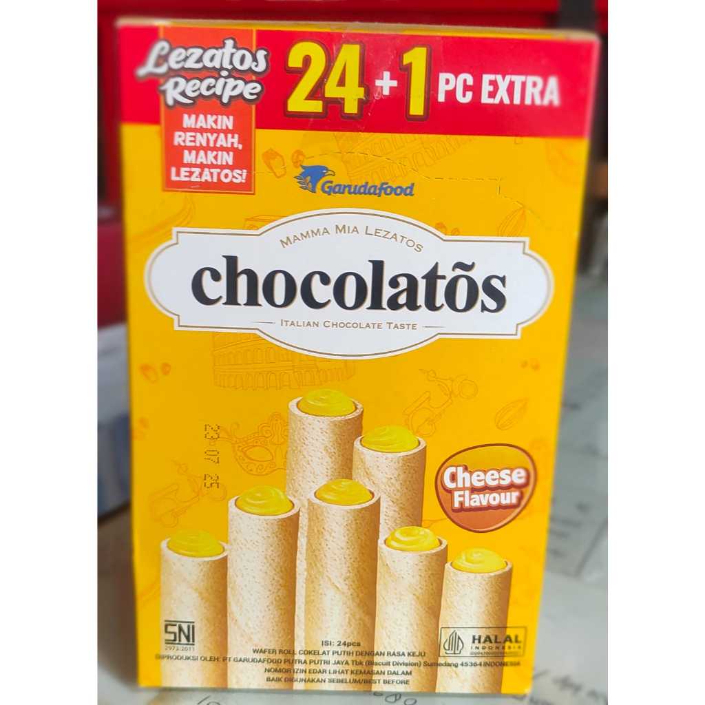 

Chocolatos wafer roll 14 gr