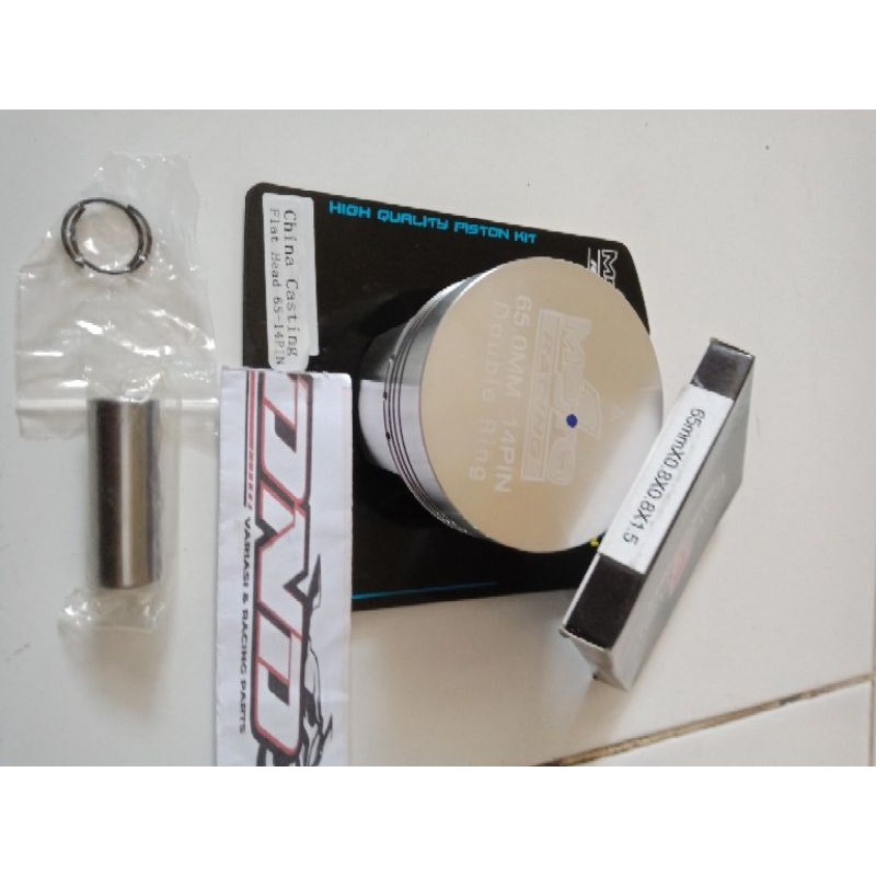 MOTO1 Piston casting 65mm pin 14/Piston 65 pen 14/Piston kit casting moto1 65mm pin 14