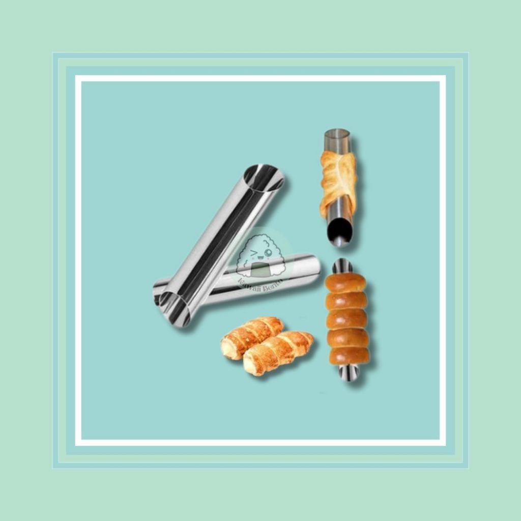 STAINLESS STEEL PASTRY HORN 6 PCS