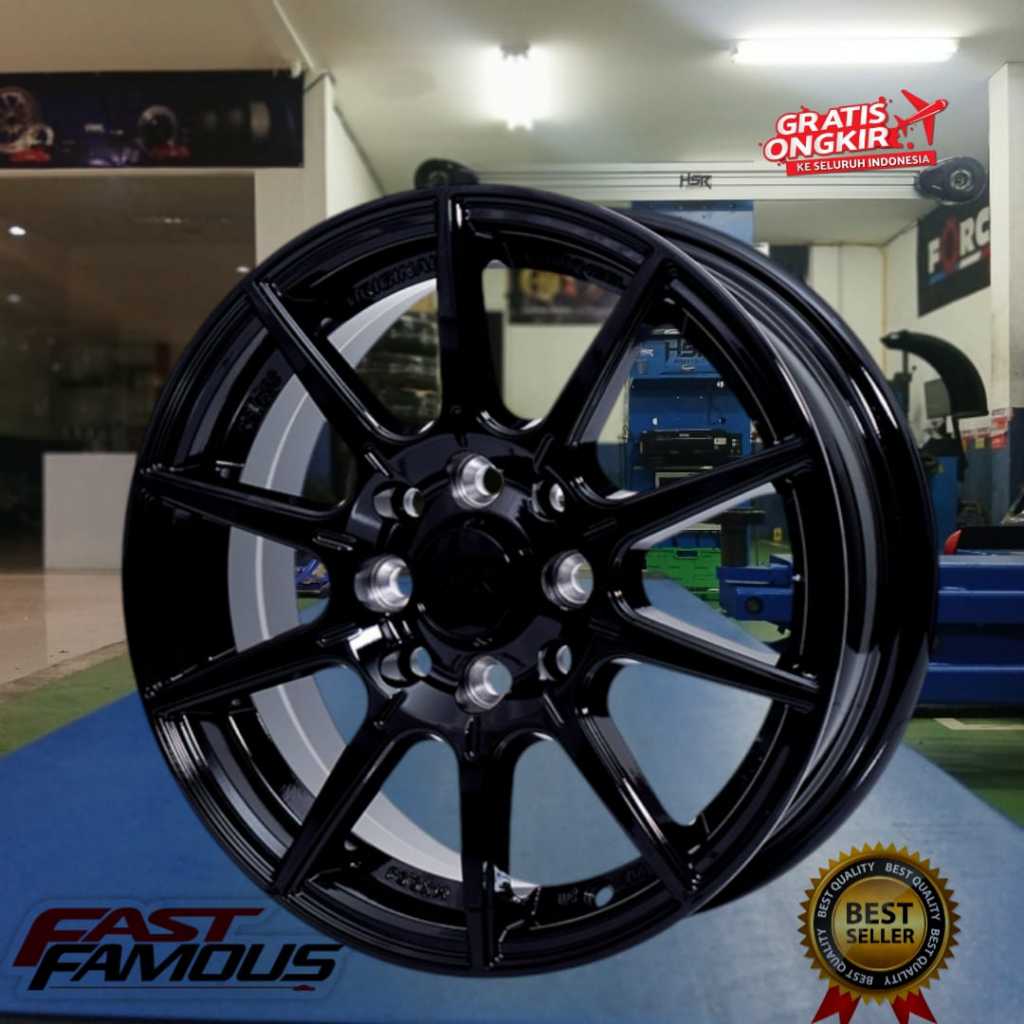 velg mobil brio agya ayla calya avanza sigra yaris mobilio calya r14 baut 4 velg hsr r14