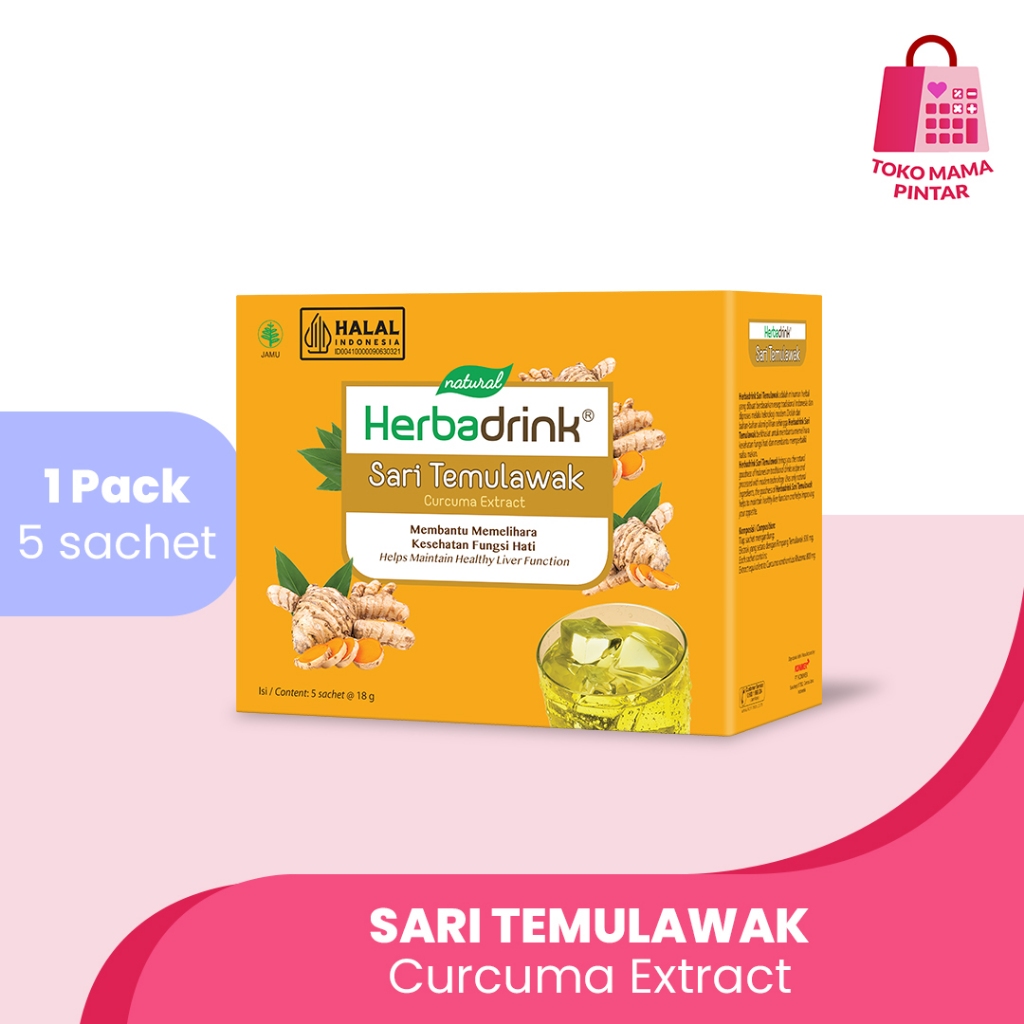 

Herbadrink Sari Temulawak Serbuk Minuman Jaga Kesehatan Fungsi Hati