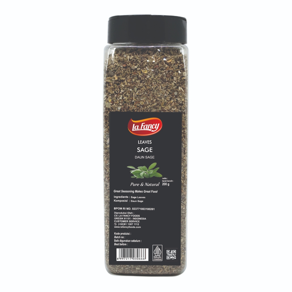 

La Fancy Foods Daun Sage 100% Murni 200gr