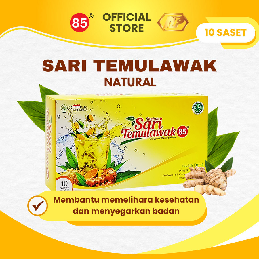 

Sari Temulawak Natural 10's Minuman untuk Kesehatan Liver