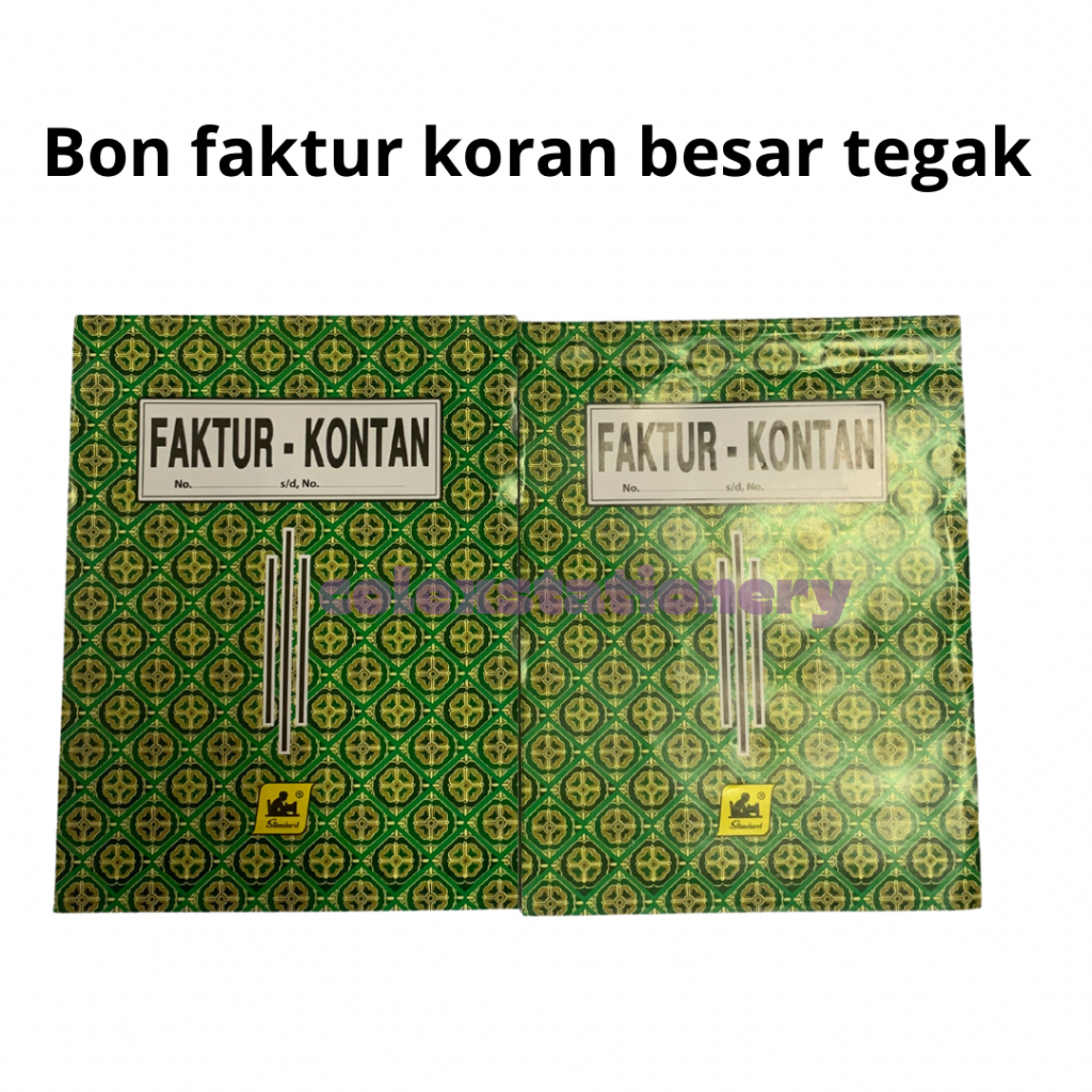 

Bon Faktur Kontan Koran Ukuran Besar Posisi Tegak Standard Isi 40 Lembar