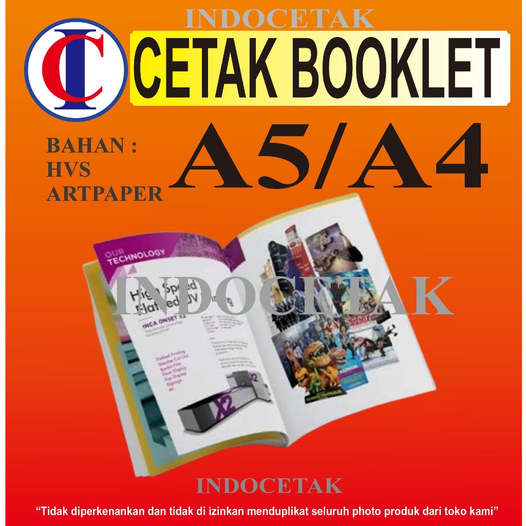 CETAK BUKU  MAJALAH BOOKLET A4,A5  Art Paper 150 gsm TERMURAH