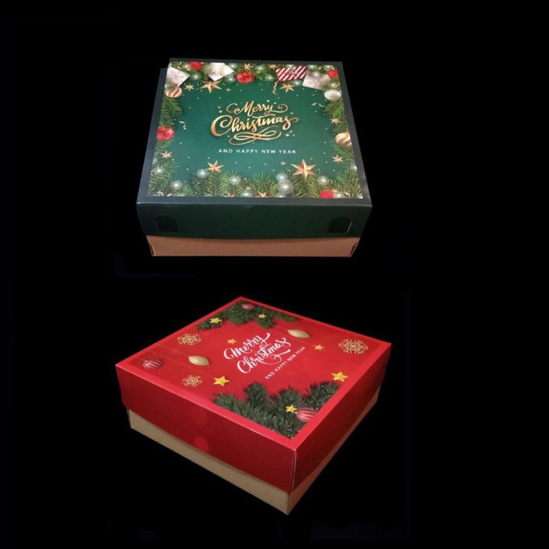

(5 pcs) Box Hampers Merry Christmas Kardus Natal Toples Kuker Dus Kue 22x22x10cm