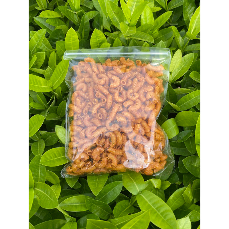 

MAKARONI KERING RASA PEDAS DAUN JERUK UKURAN 200Gr