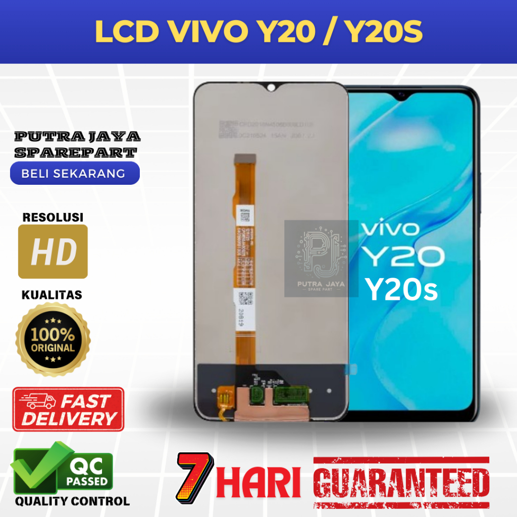 LCD VIVO Y20 Y20S / LCD TOUCHSCREEN VIVO Y20 COMPATIBLE FOR LCD VIVO Y20S ORIGINAL