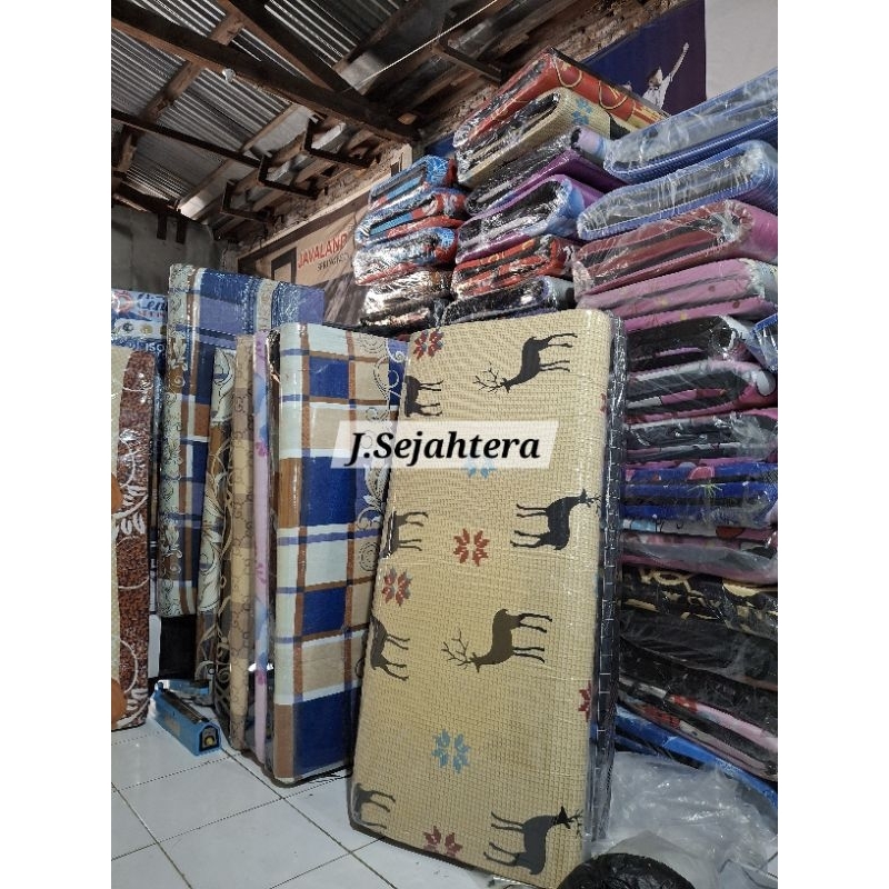 120x170x5 Kasur Lipat Busa Motif Acak (Random)