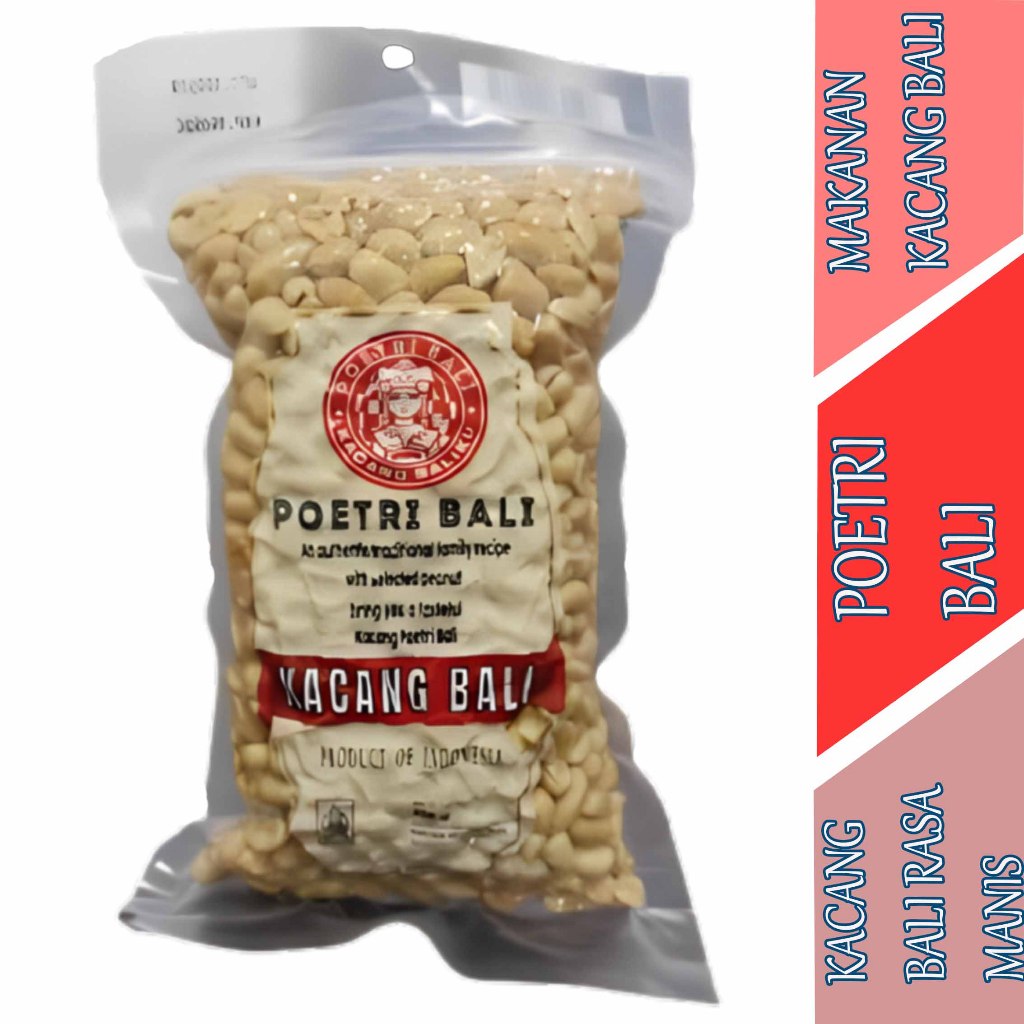 

Kacang Poetri Bali - Poetri Bali - Kacang Bali Rasa Manis - 450gr