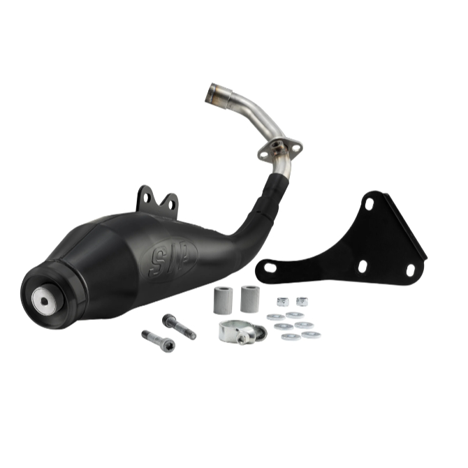 SIP performance exhaust Knalpot Vespa LX S Sprint Primavera 3v iget abs - black