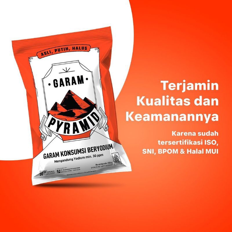 

GARAN PYRAMID KEMASAN 250 gram BELI 4 BONOS 1PCS