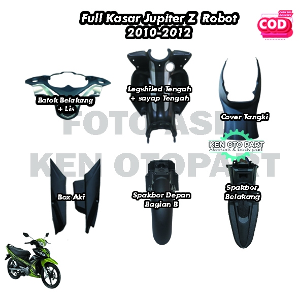 1 Full Set Full Sepaket Body Kasar Yamaha Jupiter Z Robot 2010-2012