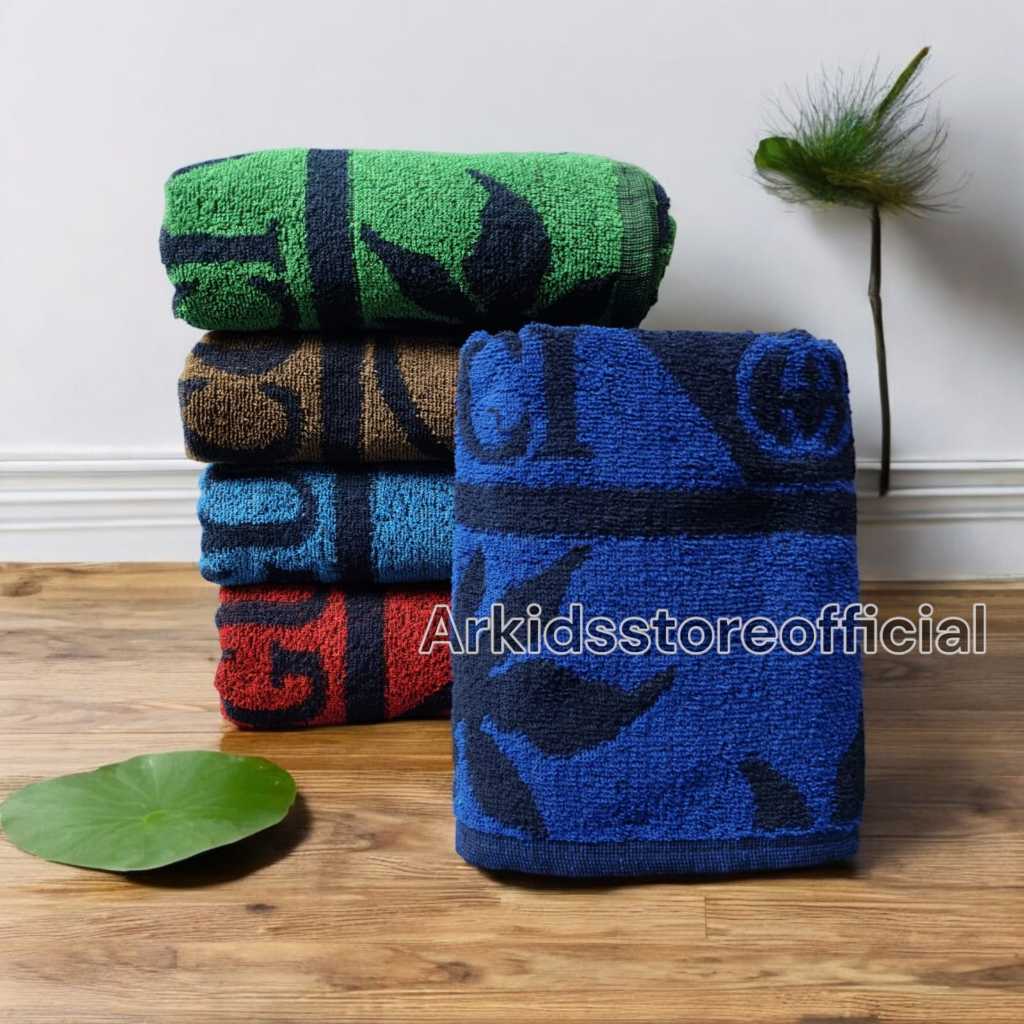 Handuk Gucci Jumbo 80x150 | Handuk Mandi Gucci SAKURA / handuk mandi dewasa / handuk dewasa / handuk