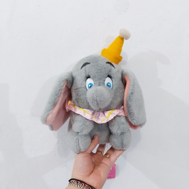 [CLASSIC VINTAGE] Boncheri.id Walt Disney Dumbo the Elephant Classic Or1 25cm Plush Hard Eyes newtag
