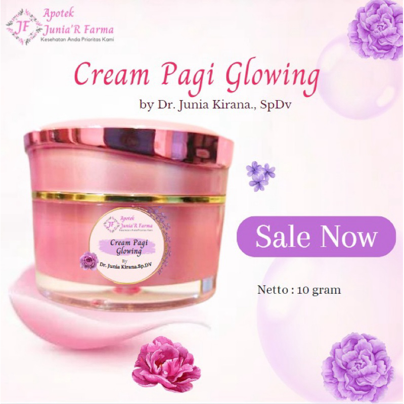 Juniar Farma ~ Cream Pagi Glowing by Dr Junia Kirana., Sp.Dv, M.Kes