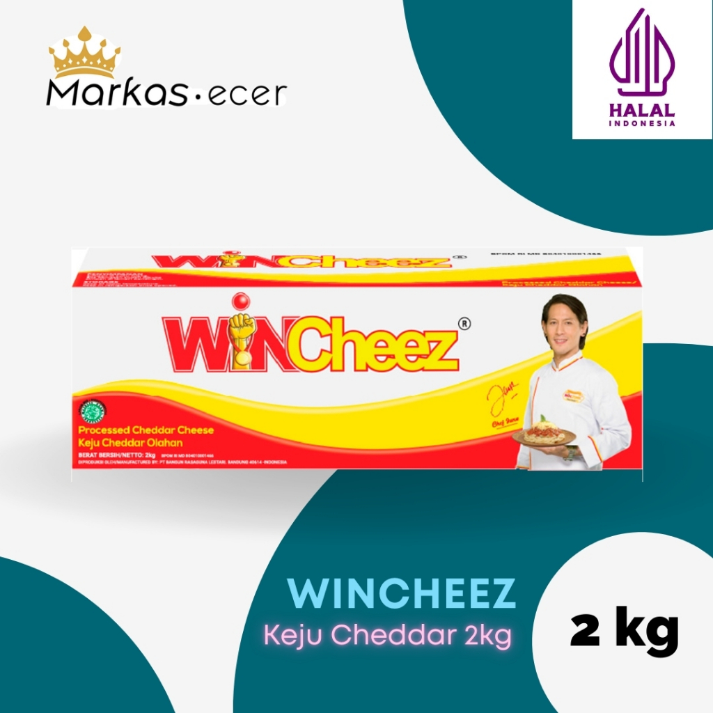 

Keju WinCheez Cheddar 2kg Murah Olahan Keju Balok