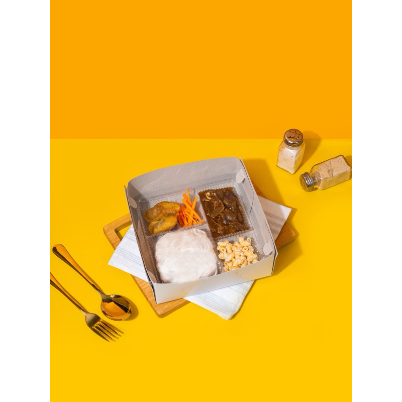 

Nasi Box Paket F - (Nasi Beef Yakiniku)