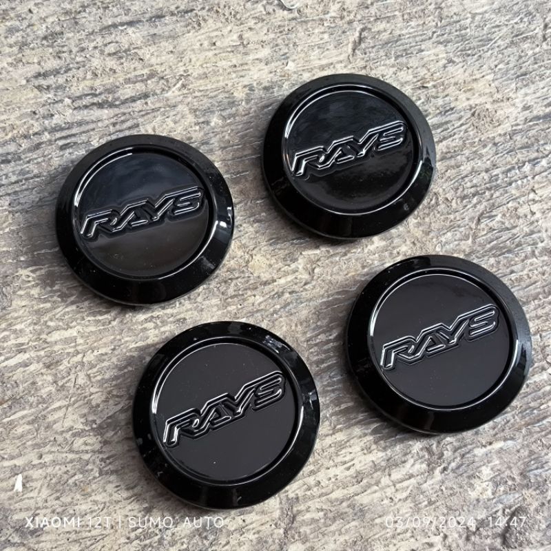 tutup dop velg racing RAYS TE37 DIAMETER 64mm dop roda tengah tutup dop velg rays