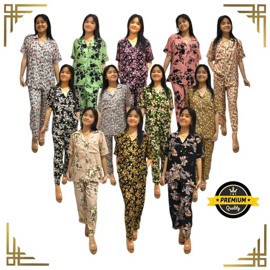 Baju tidur piyama/setelan CP piyama rayon twill premium