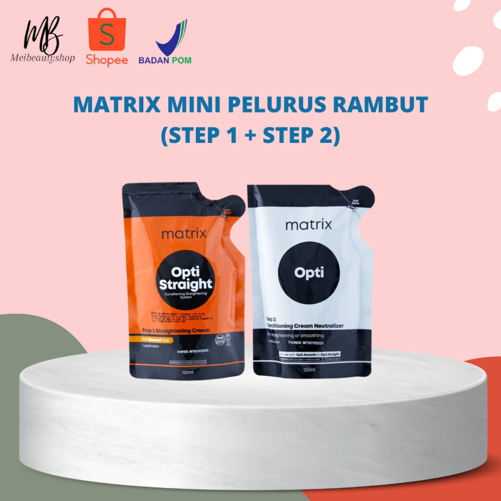 MATRIX Bonding Pelurus Rambut 125mL || Matrix Mini Pelurus Rambut Step 1 + Step 2 || Obat smoothing 