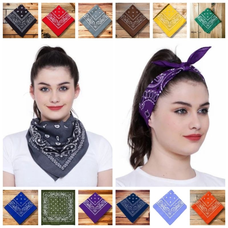 BANDANA SLAYER MOTIF PAISLEY