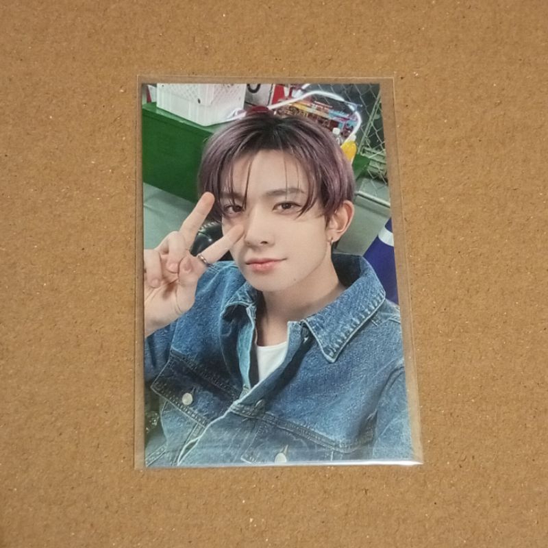pc heeseung 3rd enniv third enniversary hee denim peace official photocard enhypen