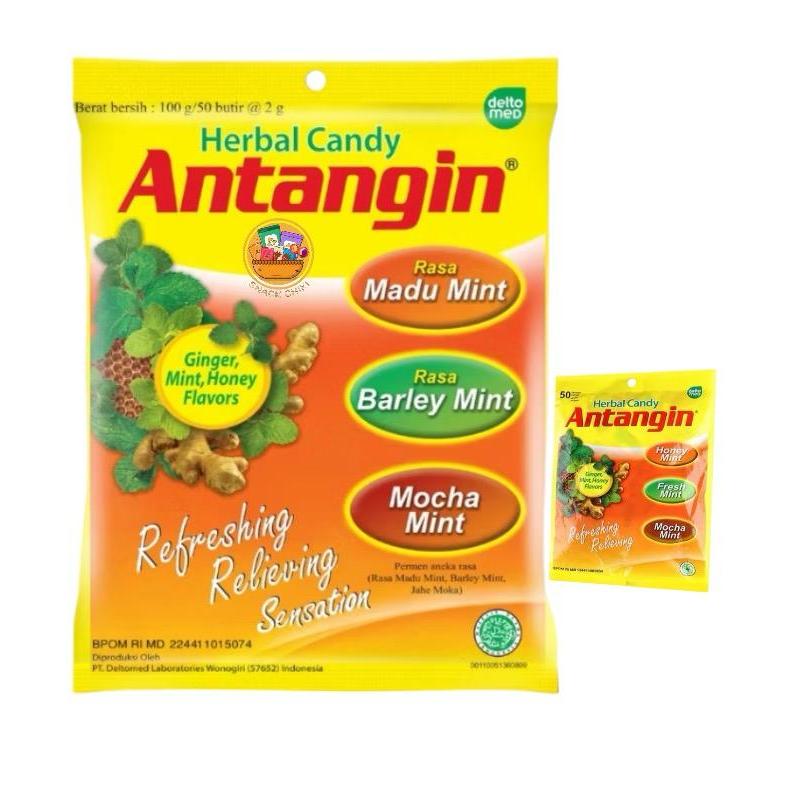 

Antangin Permen Herbal Bag 50 Butir Aneka Rasa Madu Honey Barley Mocha Mint - Melegakan Menyegarkan Tenggorokan