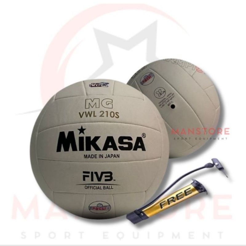 Bola Voli Volly Voly MIKASA VWL210S bola voli murah size 5 lokal putih