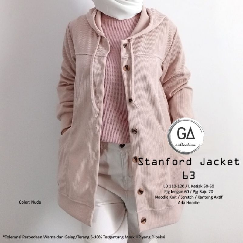JAKET WANITA JUMBO/STANFORD/JAKET WANITA KNIT JUMBO LD 120 CM FIT XXL