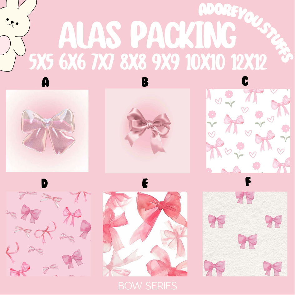 

[POLOS BOW SERIES] [ FREE OPP ]ALAS PACKING PERSEGI / PETAK | ALAS PACKING KALUNG | ALAS PACKING GELANG | CUTE PAPER | KERTAS DUDUKAN | PAPER AKSESORIS | ALAS PACKING | ALAS PACK | ALAS PACKING PITA CRAFT | ALAS FREEBIES