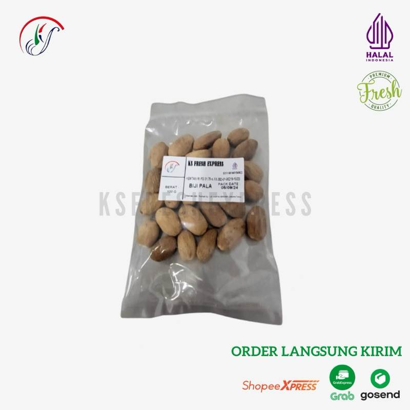 

KSfreshexpress Biji Pala Utuh / Bubuk / Halus 100gr 250gr 500gr 1000gr Nutmeg whole Nutmeg Powder Fresh Bersih Pilihan Rempah Bumbu Kualitas Terbaik Kirim Instant