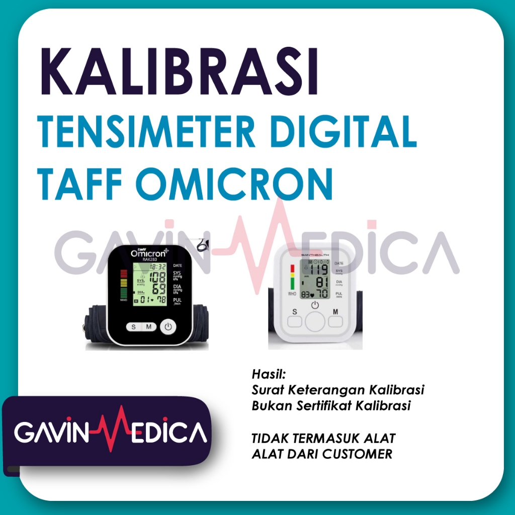 KALIBRASI Alat Tensimeter Digital Taff Omicron