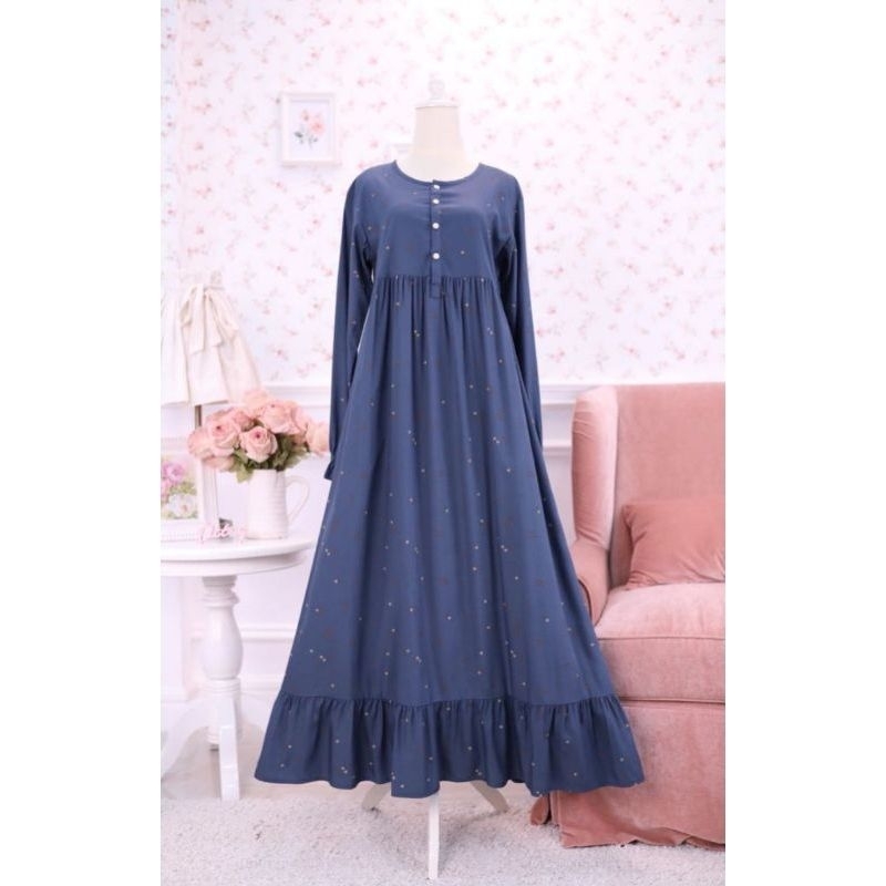 NEW DITSY REJECT SIZE M CECILYA BLUE