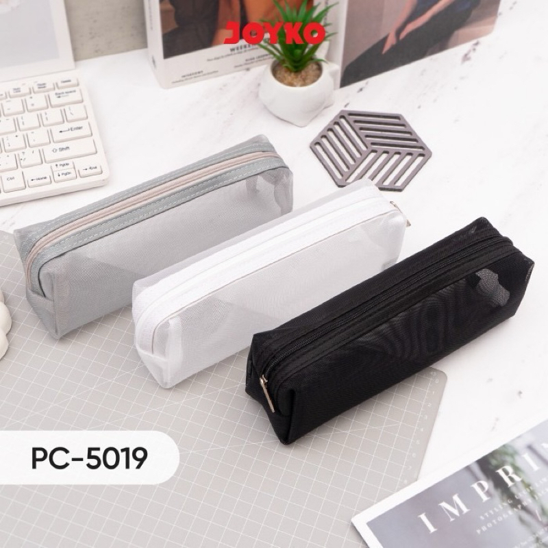 

Kotak Tempat Pensil Jaring Pencil Case Joyko PC-5019 Monochrome Color