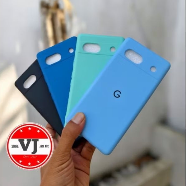 Softcase Google Pixel 7a With LOGO Case Beludru Pixel7a
