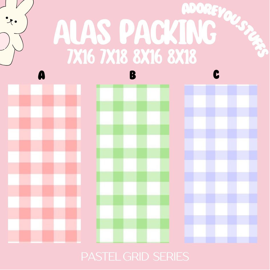 

[PASTEL GRID SERIES] [ FREE OPP ] ALAS PACKING PERSEGI PANJANG | ALAS PACKING STRAPHONE | ALAS PACKING KALUNG | ALAS PACKING GELANG | CUTE PAPER | KERTAS DUDUKAN | PAPER AKSESORIS | ALAS PACKING PASTEL GRID SERIES | ALAS PACK
