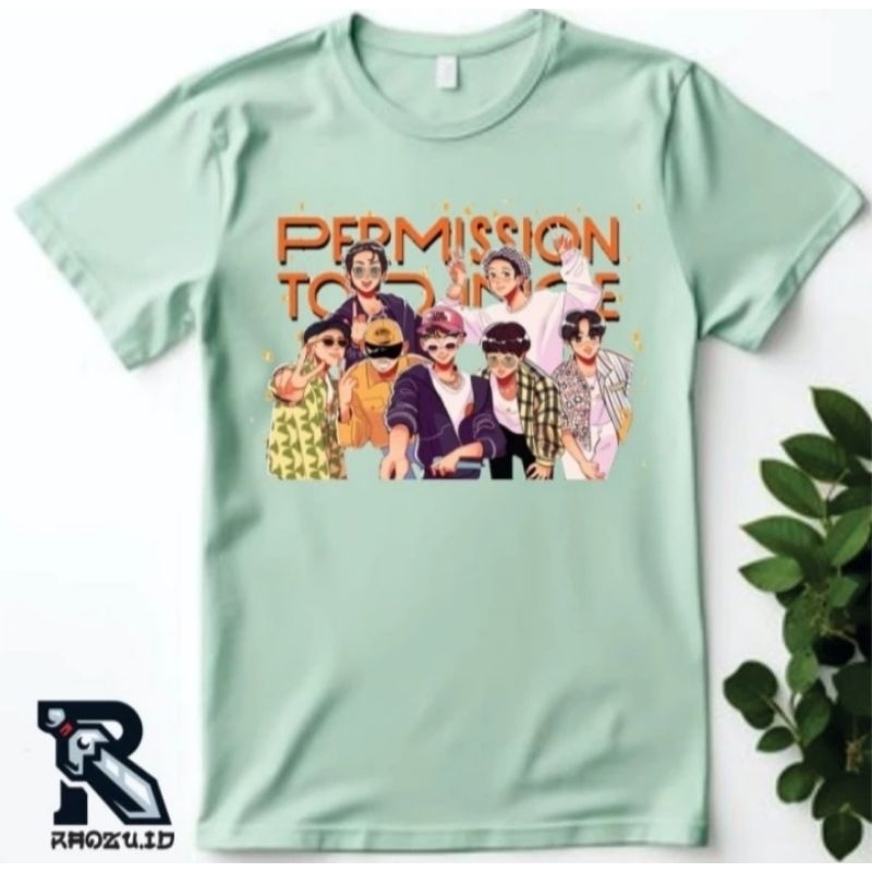 kaos t-shirt bts permission to dance
